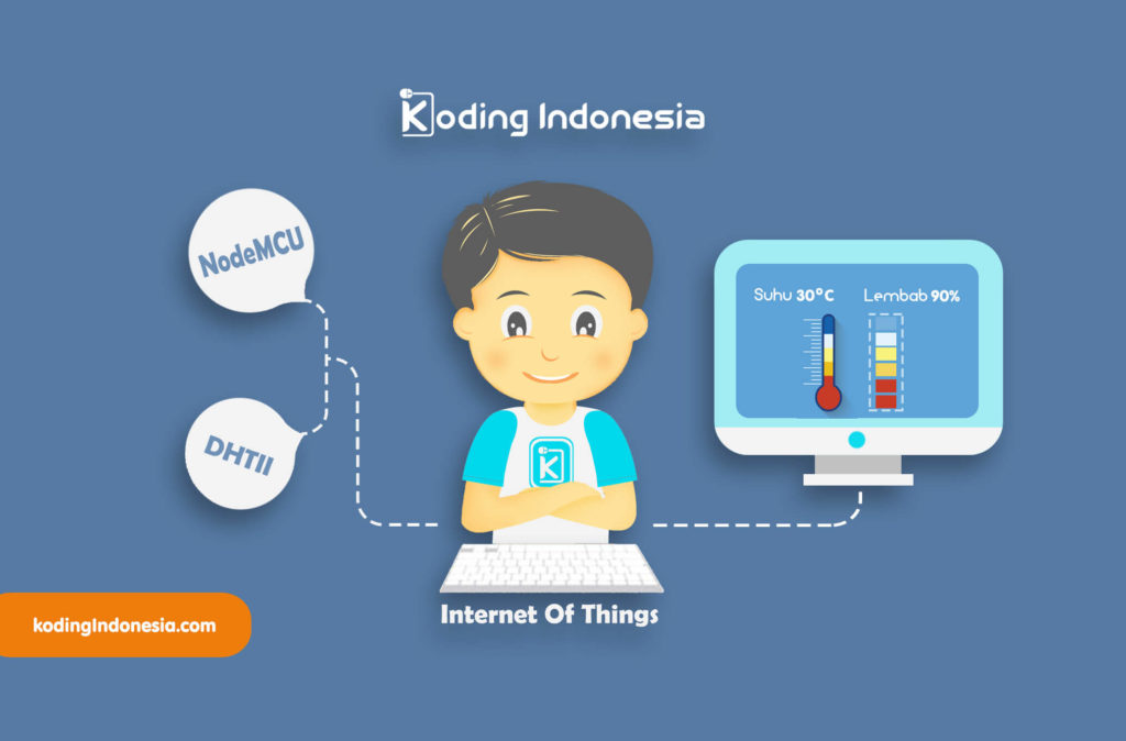 Monitoring Suhu dan Kelembaban melalui internet