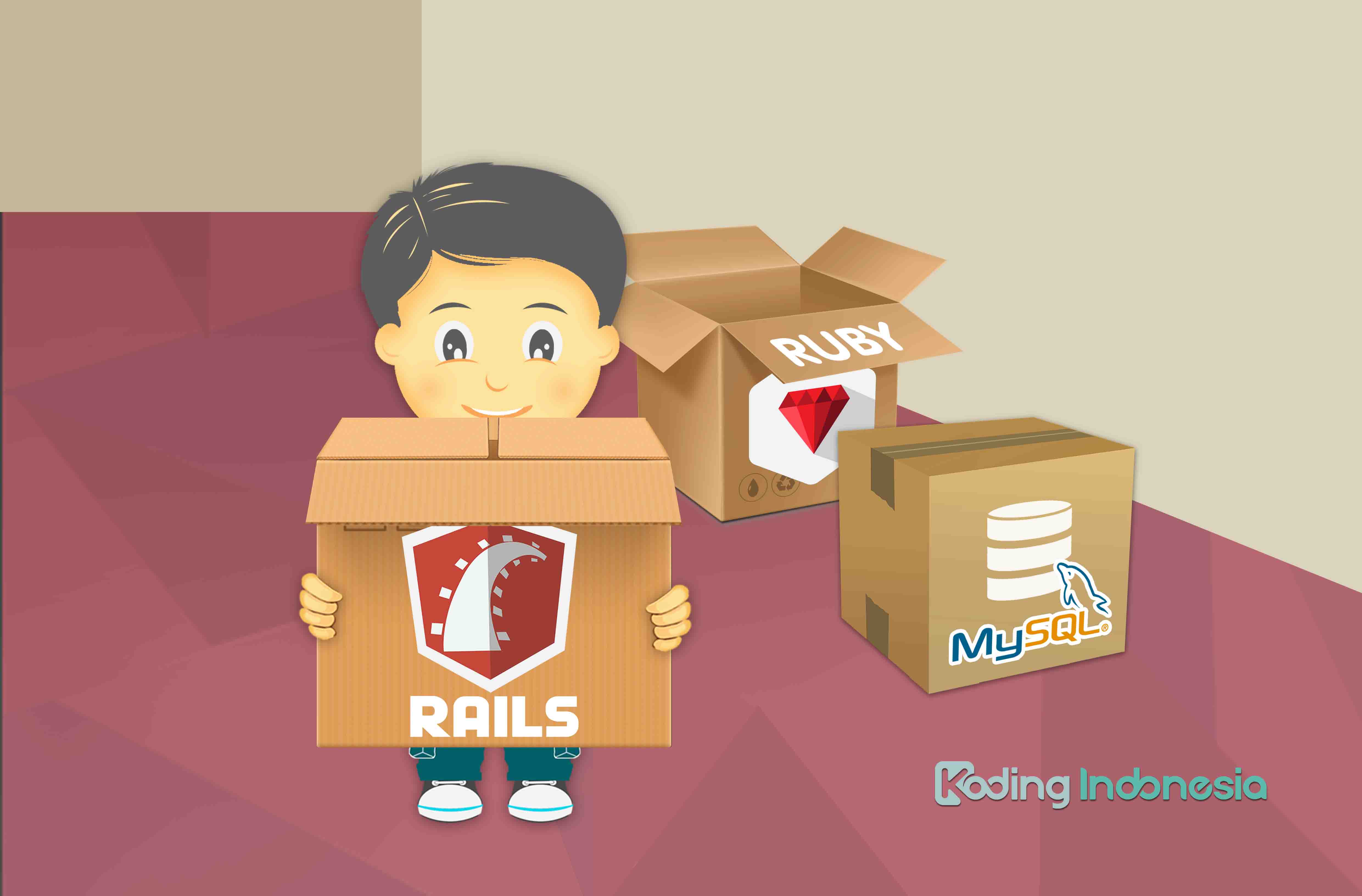 Membuat database mysql di ruby on rails - os windows