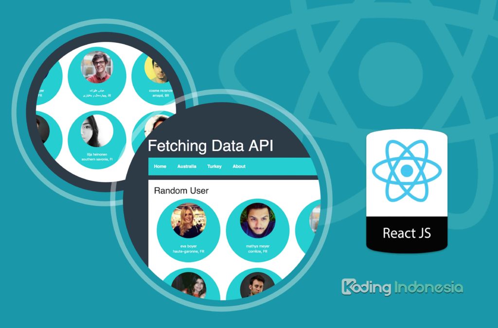 Fetching Data API Random User dengan ReactJS
